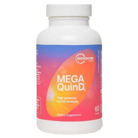Microbiome Labs MegaQuinD3 - High Potency Vitamin D3 + K2