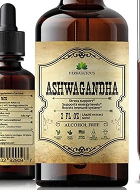 Ashwagandha Supplement Natural Withania Somnifera Root Ex