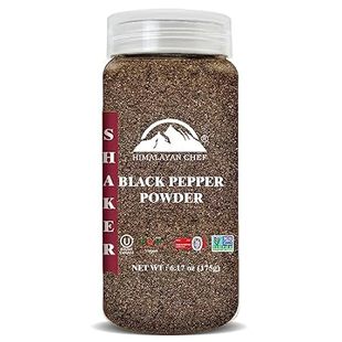 Black Organic Chef 175g Powder 6.17Oz Pepper Himalayan