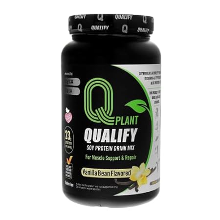 Plant Soy Protein Powder Mix， Vanilla Bean Flavored， Glut