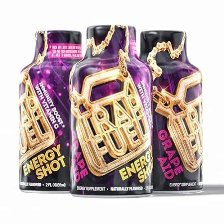 Trap Fuel Grape Aid Energy Drink | Hydration Boost， Zero