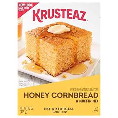 Krusteaz Honey Cornbread and Muffin Mix， No Artificial Fl