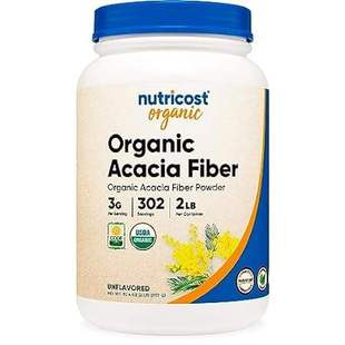 Organic Powder Fiber USDA Nutricost Certi Acacia