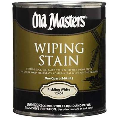 OLD MASTERS 12404 WIP Stain， Pickling White
