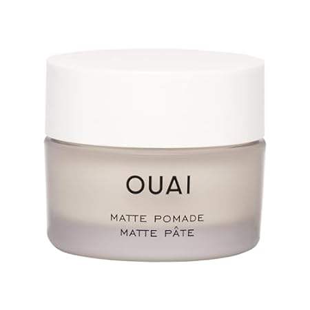 OUAI Matte Hair Pomade- Styling Paste for Moldable Hold，