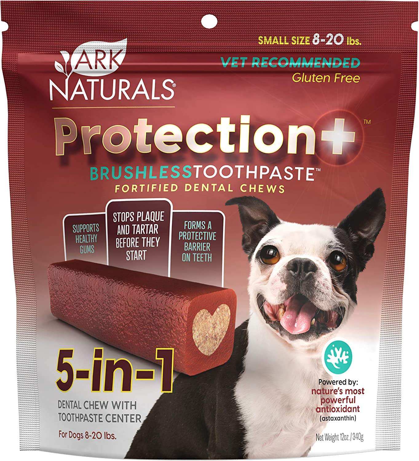 ark naturals 5 in 1 brushless toothpaste, dog 洁牙棒 小型犬