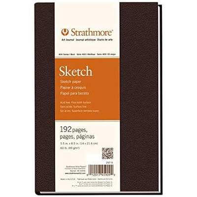 Strathmore 297-9-1 Hardbound Sketch Art Journal， 5.5 x 8