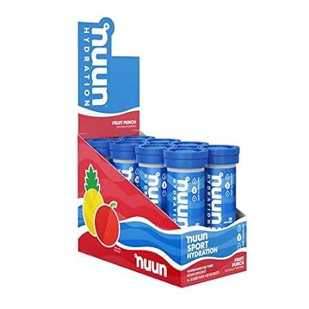 Nuun Sport Electrolyte Tablets for Proactive Hydration， F