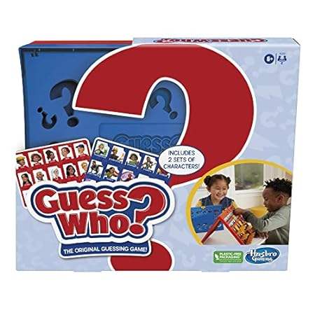 Hasbro Gaming Guess Who? Original，Easy to Load Frame，Doub