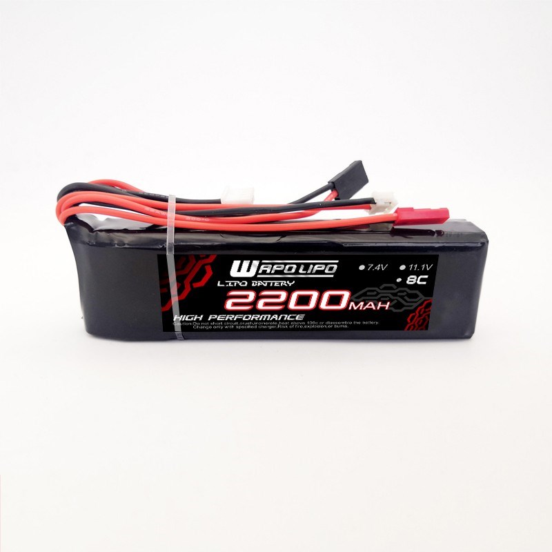 真锂电池遥控车2200mAh 11.1AV 8C乐迪AT9S华科尔 天地飞控电3!