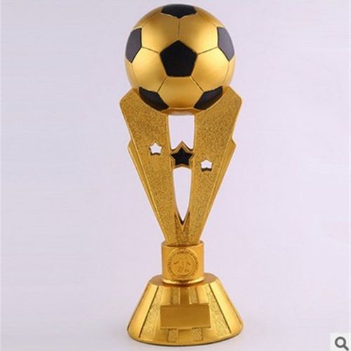 新款足球比赛奖杯 树脂足球奖杯 射手奖杯 金球奖奖W杯 运动会颁