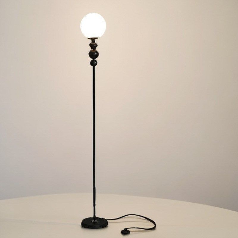 新款LEDd喷漆欧式地台灯调光卧室立式书房个性客厅落地灯新古典月