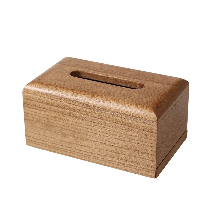新款纸巾盒客厅轻奢高档木质抽纸盒家用创意桌面S餐巾纸盒中式餐