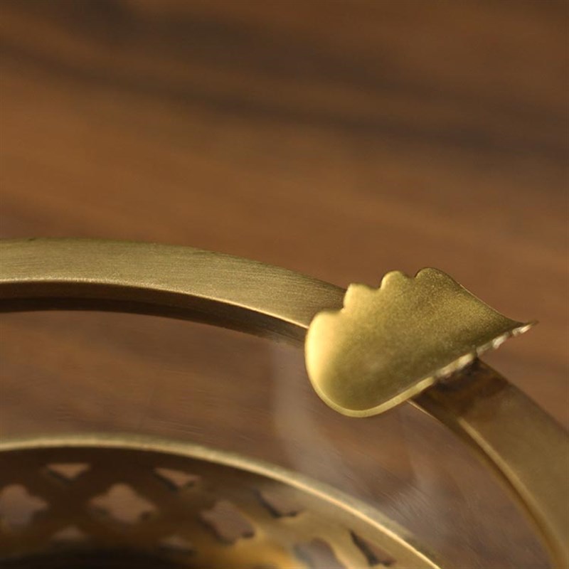 新款进口黄铜烟灰缸雪茄客厅x茶几高档摆件美式欧式样板间奢华软