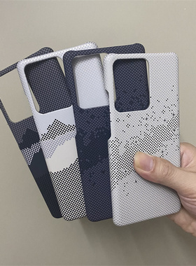 适用小米mix4手机壳新款水贴工艺高级高山星河创意火山口设计纤维纹XIaomiMIX4镜头大孔轻奢超薄半包防摔硬壳