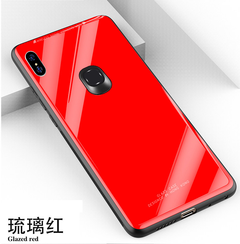 小米6手机壳玻璃mi6保护套小米6x全包边硅胶小米6瓷尊享版简约软纯色