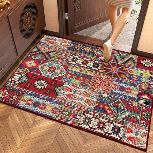 民族风玄关入户防滑地垫
