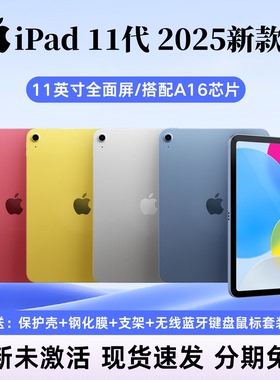 Apple/苹果 iPad 2025新款 平板电脑 ipad11代 A16芯片11英寸美版