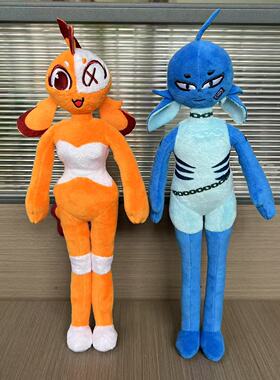 跨境新款 Ginger clownfish 小丑鱼毛绒玩具动画卡通可爱公仔玩偶