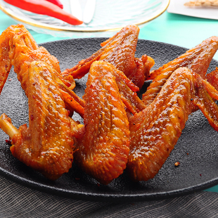 叶嘉︱香辣鸡翅风干烤翅肉梅州客家特产办公室休闲零食小吃即熟食