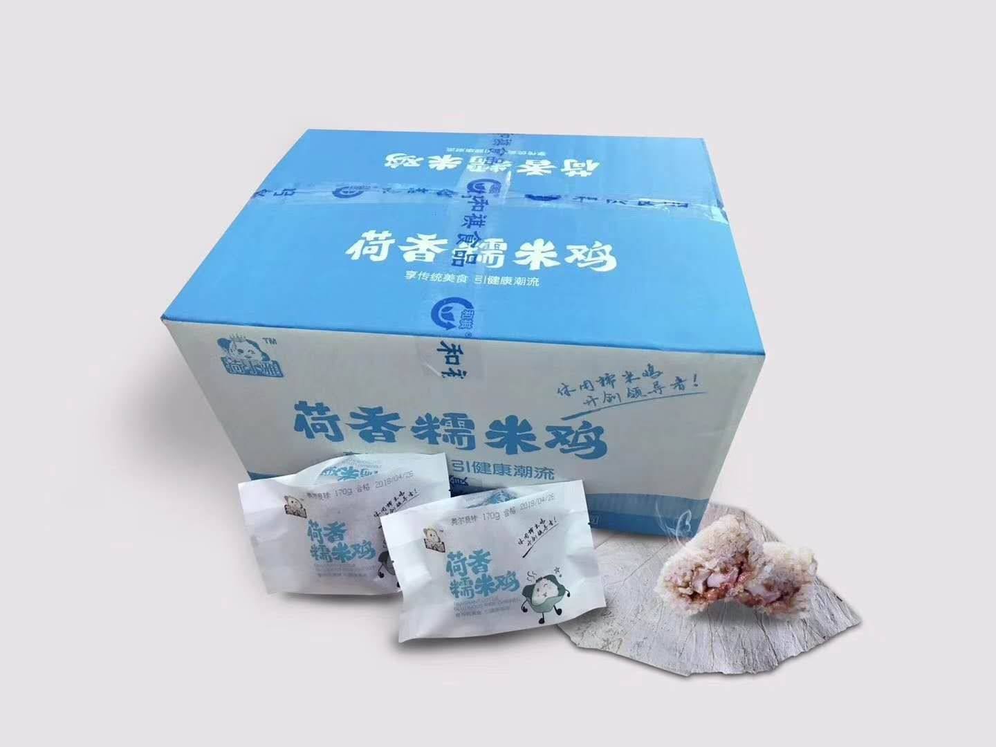 糯米鸡170克60个整箱广式速食早餐广东早茶港式点心鸡肉