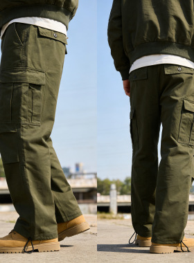 OKONKWO M-65 Field Pants M65军旅长裤虎纹迷彩M51多袋工装裤