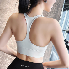 运动内衣女聚拢防震高强度跑步训练工字背心瑜伽服健身文胸美背夏