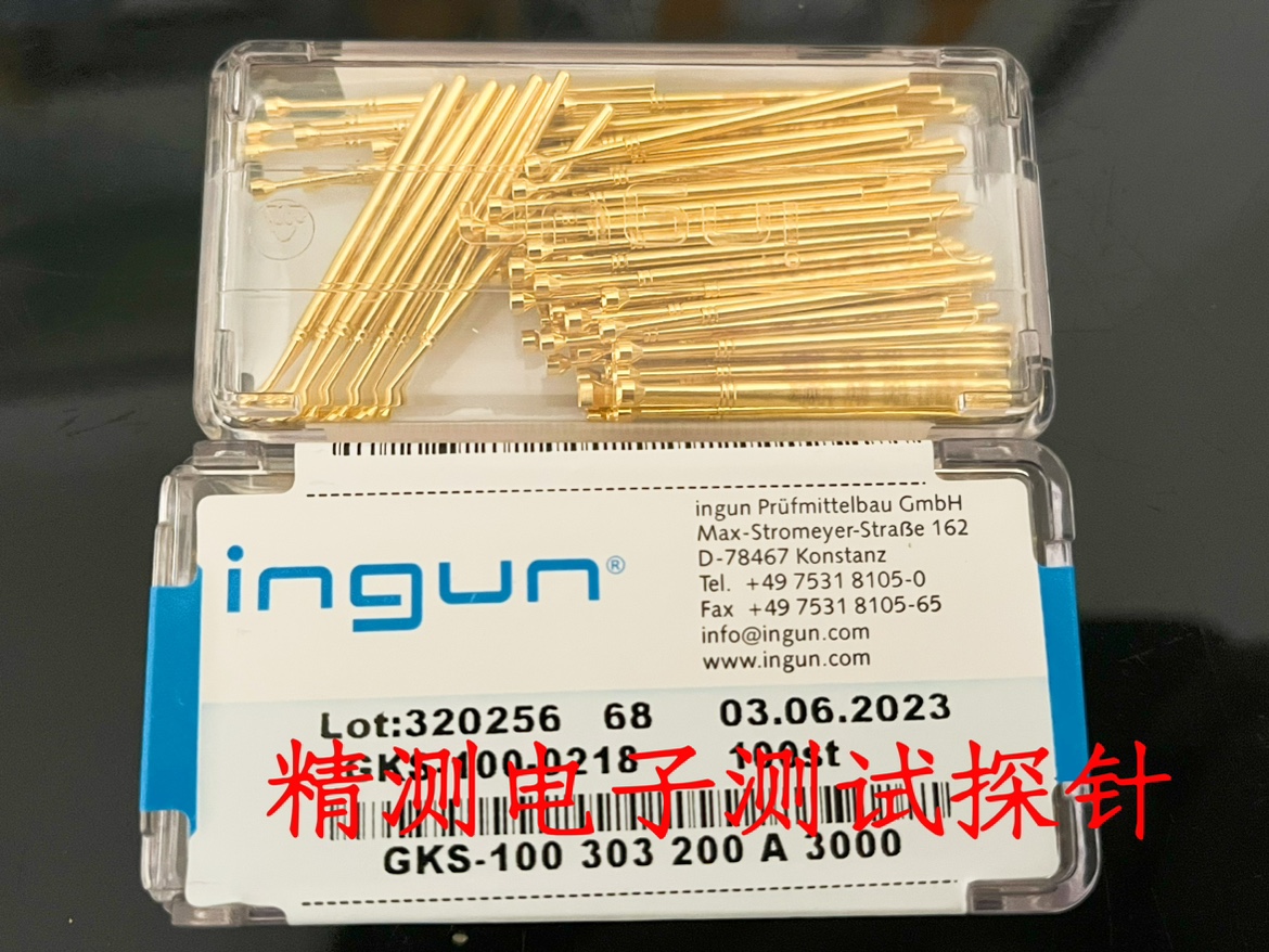 GKS100303200A2000/3000英钢探针INGUN100MIL2.0凹头针PA100-A4