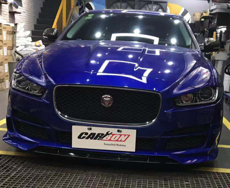 适用捷豹xes xel改装前唇侧裙碳仟维尾翼捷豹xfl xe后唇尾嘴前铲