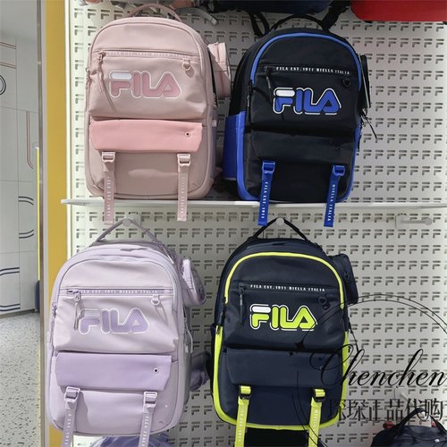 FILA斐乐春款男女童护脊双肩书包