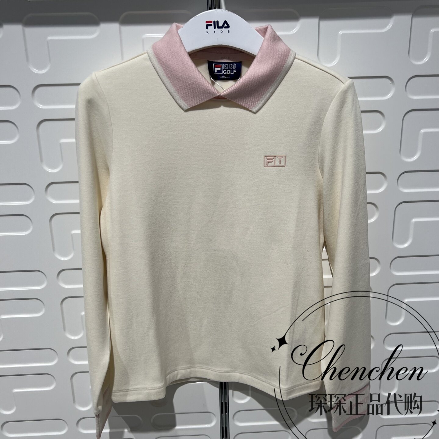 FILA斐乐女大童针织长袖上衣