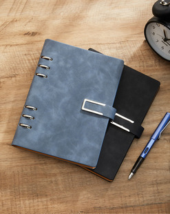 A5磁扣活页本皮面记事本9孔6孔13mm 单独外壳 九孔六孔羊巴皮