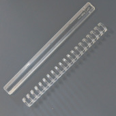 订条20 透明装 26孔活页夹A5 B5滑槽式 订 活页本装 本册装 订抽杆条