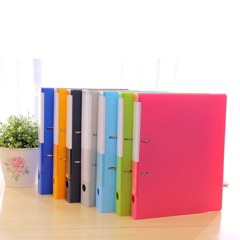 超大容量可装纸400张两孔文件夹