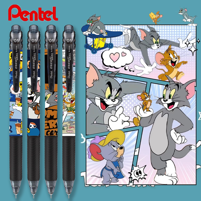 pentel派通中性笔猫和老鼠DIY