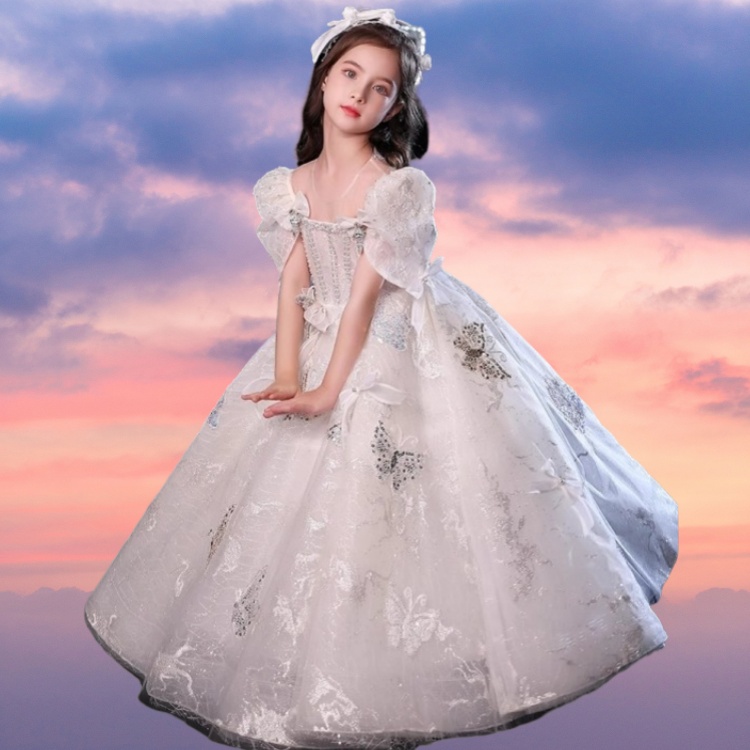 女童主持人礼服花童婚礼小女孩