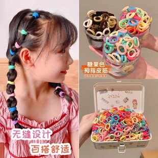 儿童发圈高弹力不伤发宝宝发绳女童扎头发皮筋头绳发饰高马尾女童