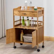 Сервировочный столик 餐边柜餐车酒水茶水车美甲店储物柜美容院仪器置物架美容美发推车