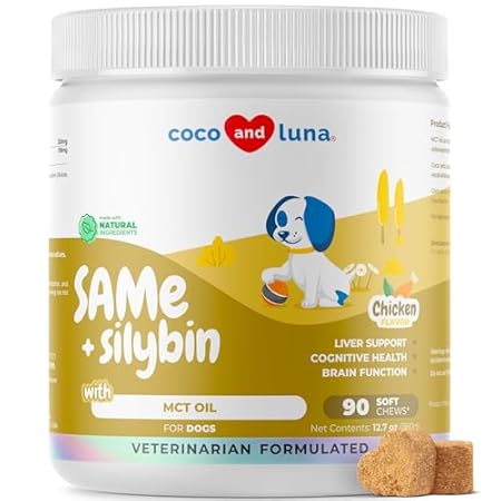 Same and Silybin for Dogs - S-Adenosyl-L-Methionine， Same