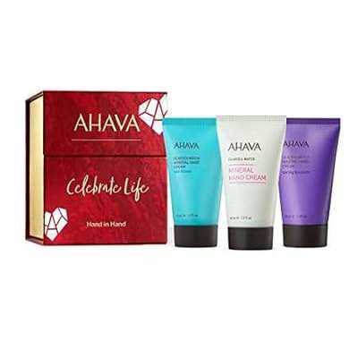 AHAVA Mineral Hand Cream Trio， 40ml - Hydrating Lotion fo