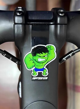 波加查POGACAR绿巨人自行车贴纸公路车车架周边创意贴纸防水反光
