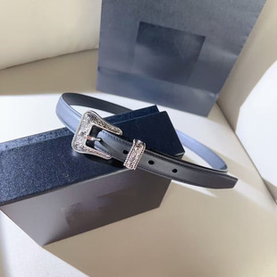 新款女士皮带女时尚百搭西装真皮头层牛皮腰带女装饰连衣裙杨树林