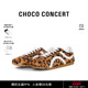 CONCERT设计鞋 豹纹棕单鞋 履 CHOCO 25AW新品 圆方空气德训鞋 女款