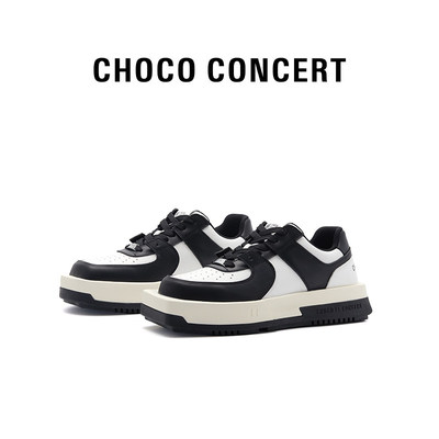 CHOCOCONCER圆方球鞋帆布鞋