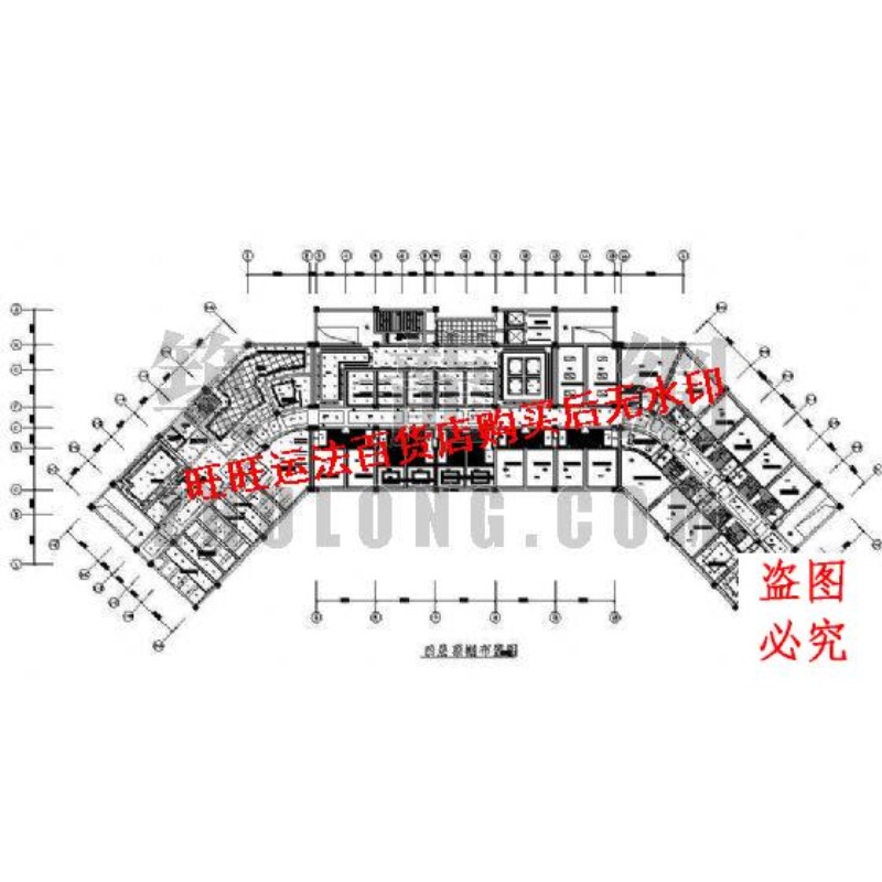 酒店顶面布置cad图纸室内设计装修dwg图