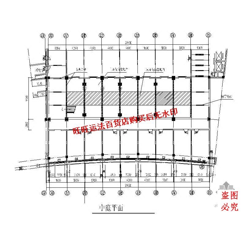 某行政中心办公区方案cad图纸(含效果)室内设计装修dwg图