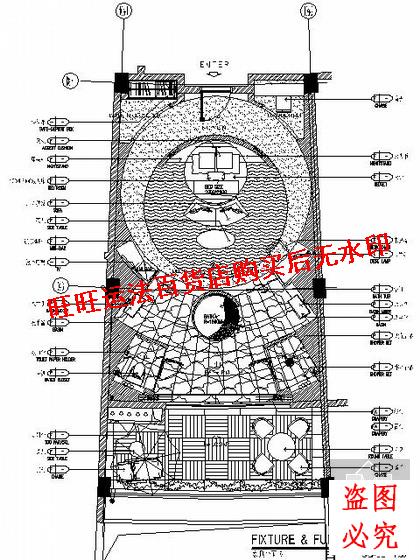 游艇主题酒店H客房施工cad图纸（含效果）室内设计装修dwg图