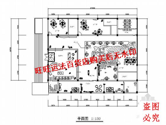 形象设计工作室装修设计cad图纸室内设计装修dwg图