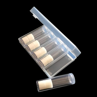 零钱筒硬币收纳盒收藏纪念币卷币筒125分15角1元小圆筒钱币保护筒