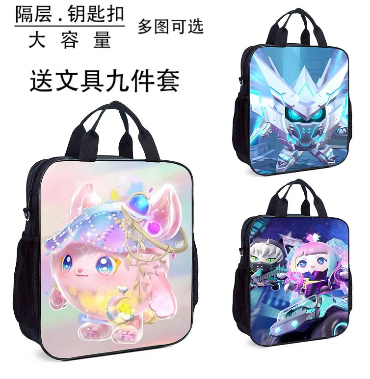 补习袋蛋仔周边派对单肩书包帆布